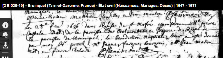 Mariage de Jeanne de Rigal et Pierre Captela 1656.jpg